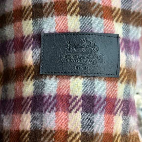 Coach Wool/Cashmere Scarf - Picture 7 of 8